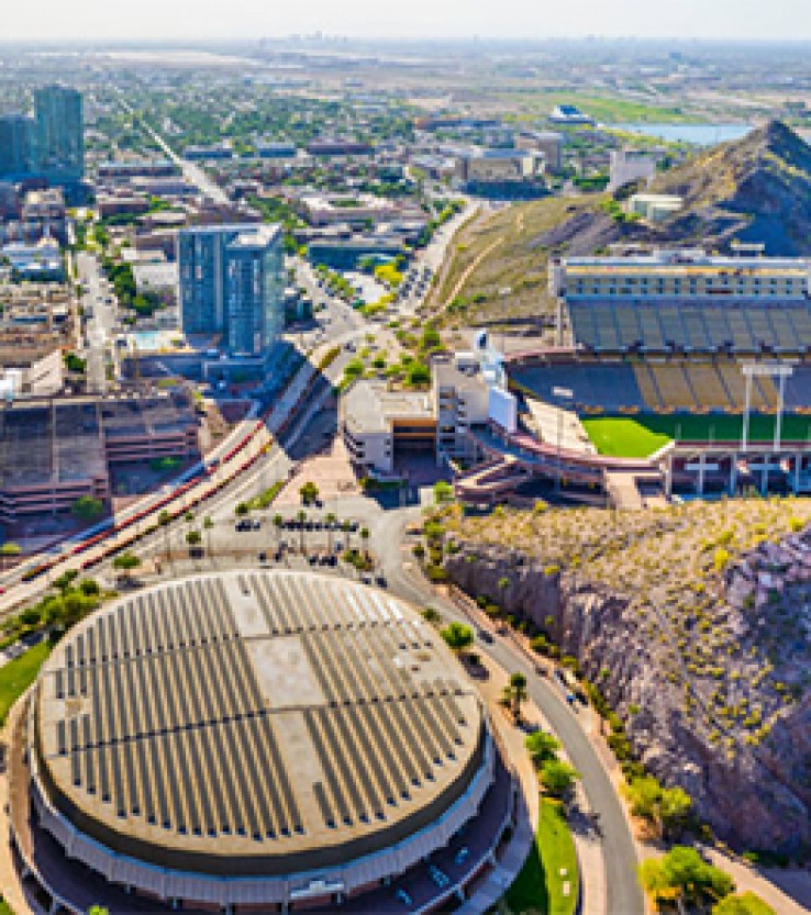 Sun Devil Stadium and Tempe, Arizona